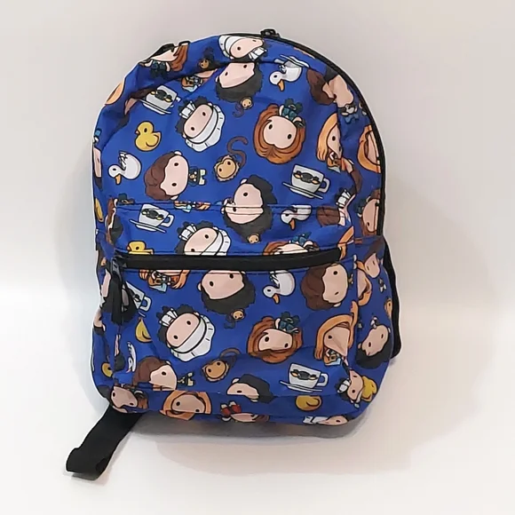 Bioworld Friends Chibi Mini-Backpack Dark Purple Animation - Picture 3 of 9